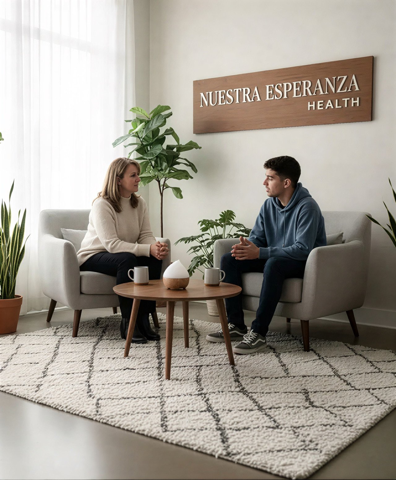 Psychiatrist talking with a patient about personality disorder treatment in Oak Creek, WI
